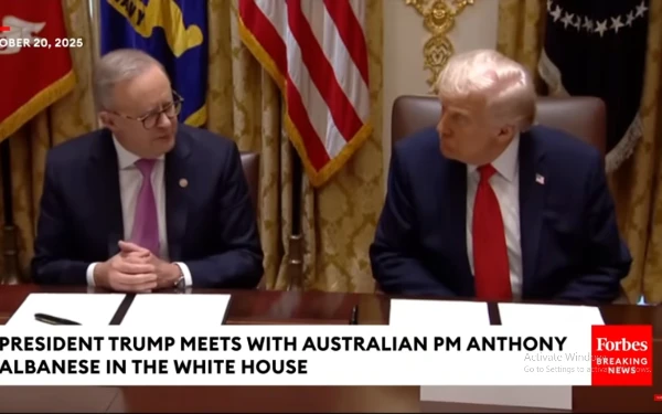 Thumbnail Berita - Trump–Albanese Teken Perjanjian Rp141 Triliun Bangun Proyek Mineral Strategis