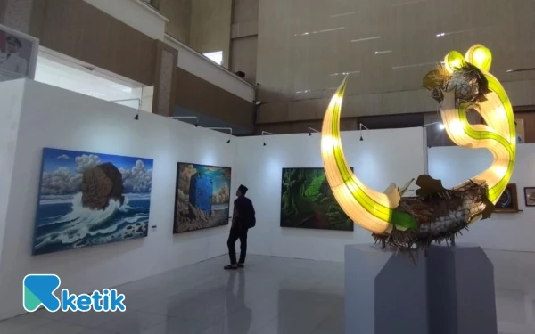 31 Seniman Ikut Andil dalam Pameran Nasional Seni Rupa Kaligrafi di Kota Batu