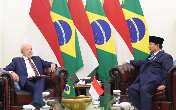 Thumbnail Berita - Lula Serukan Penguatan Hubungan Indonesia dan Brasil yang Sudah Terjalin 17 Tahun