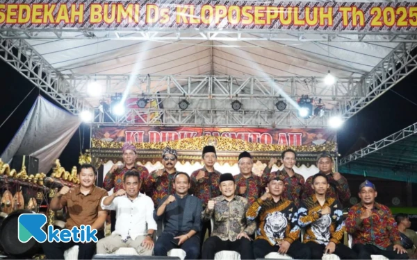 Ini Doa Bupati Sidoarjo Subandi dan Warga Kloposepuluh Sukodono saat Rayakan Sedekah Bumi