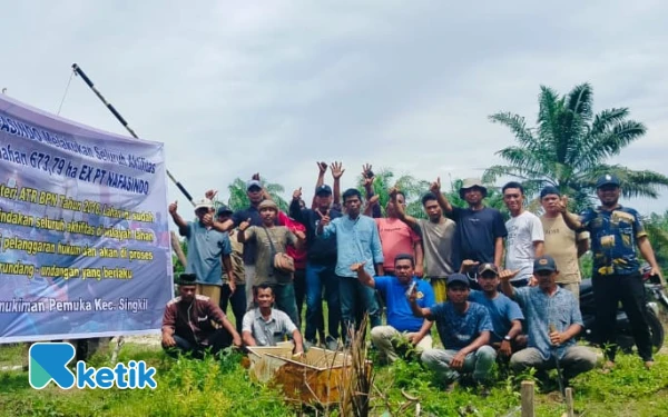 673,79 Hektare Lahan PT Nafasindo di Aceh Singkil Dipasang Baliho, Aktivitas Tanpa Izin Dilarang