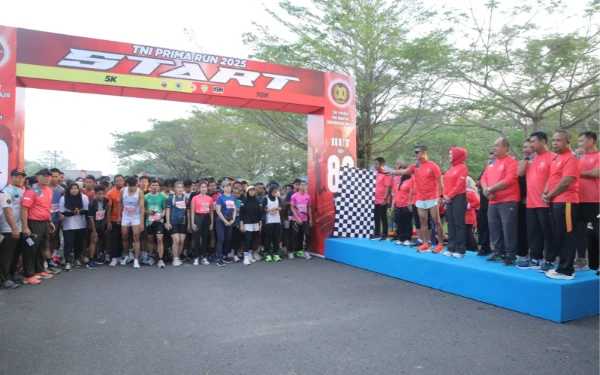 Ribuan Peserta Meriahkan TNI PRIMA RUN di Kisaran, Bupati Asahan: Bersama Rakyat, TNI Kuat