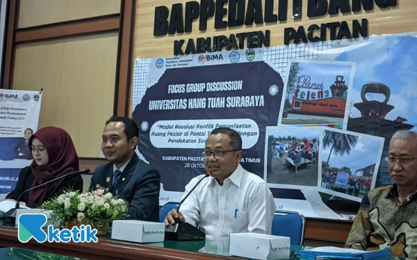 Peneliti UHT Ungkap Tumpang Tindih Kepentingan di Pesisir Teleng Ria Pacitan