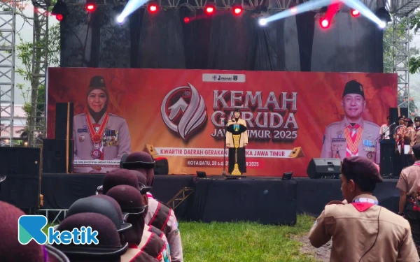 Thumbnail Berita - ‎466 Pramuka Se-Jatim Ikuti Perkemahan Garuda di Coban Talun Kota Batu