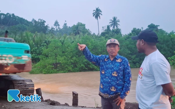 Proyek Tanggap Darurat BPBD Halsel Capai Progres Signifikan di Kawasan Amasing, Terget Tuntas Akhir 2025