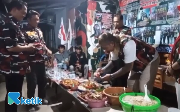 Rayakan HUT ke-25 Laskar Merah Putih, Frans Daniel Ajak Anggota Tetap Solid dan Satu Komando