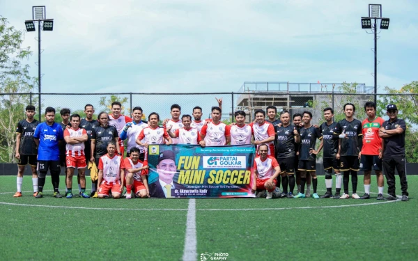 Thumbnail Berita - Golkar Fun Football 2025: Mini Soccer Seru Rayakan HUT ke-61 dan Pererat Silaturahmi