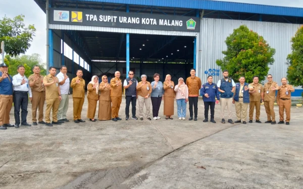 Kementerian LH Tinjau Persiapan Lokasi PSEL di TPA SUpit Urang Kota Malang