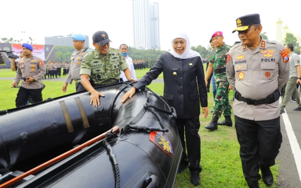 Thumbnail Siaga Bencana Musim Hujan di Jatim, Gubernur Khofifah: Sinergitas Lintas Sektor Kunci Minimalisir Risiko