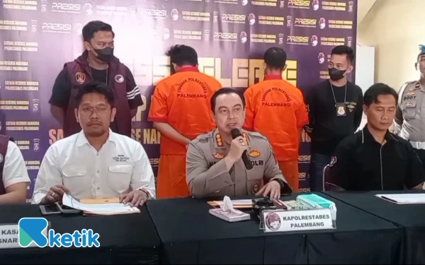 Thumbnail Berita - Polrestabes Palembang Bongkar Jaringan Narkoba Antarprovinsi, 4 Kg Sabu Dikemas dalam Teh Cina