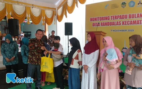 Thumbnail Berita - Cegah Stunting, Dinas PPKB & PPPA Kabupaten Madiun Gelar Monitoring Terpadu Bulan Timbang