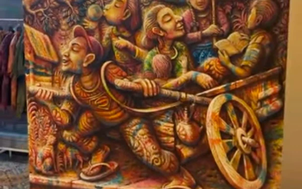 Thumbnail Berita - Sambut Hari Pahlawan, 25 Perupa Asal Jawa Timur Gelar Pameran Lukisan Bertema Perjuangan