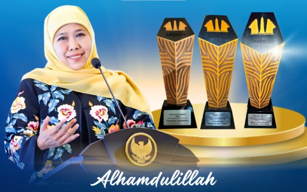 Kopdes Merah Putih Jatim Melejit! Khofifah Raih Anugerah Ekonomi Terpuji
