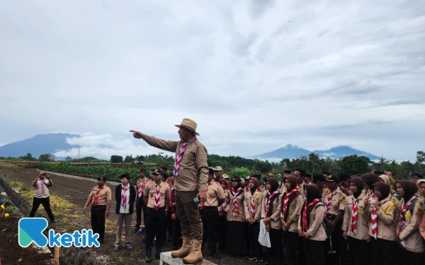 Thumbnail Berita - [FOTO] Keseruan Gelaran Pramuka Produktif Kwarda Jatim di Green Farm Banyuwangi