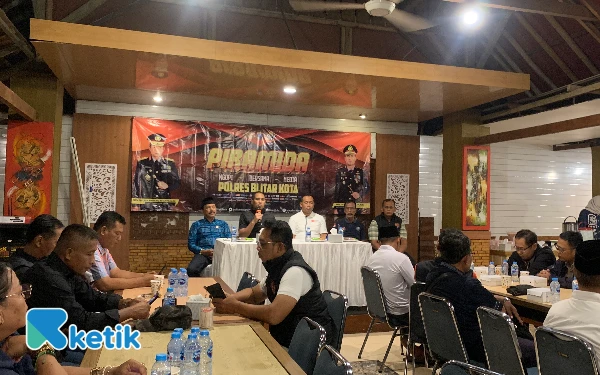 Polres Blitar Kota Ajak Media Ngopi Bareng, Bangun Sinergi dan Ruang Informasi Sehat