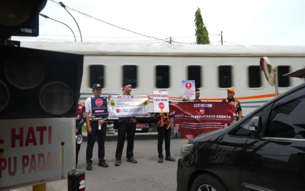 Kecelakaan Turun 19 Persen, KAI Daop 8 Surabaya Terus Gencarkan Edukasi Keselamatan