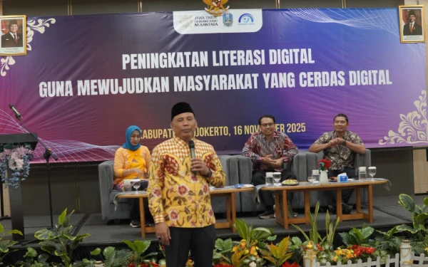 Thumbnail Berita - Mojokerto Cerdas Digital, Diskominfo Jatim Genjot Literasi untuk Lawan Hoaks dan Kejahatan Siber