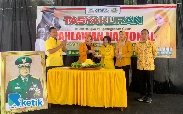 Thumbnail Berita - Golkar Blitar Gelar Tasyakuran Penganugerahan Gelar Pahlawan Nasional untuk Soeharto