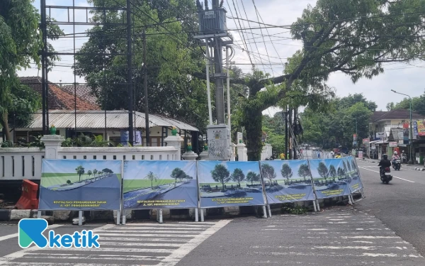 Kabel Semrawut Hilang, Pemkab Sleman Sulap Jalan Pringgodiningrat Jadi Pedestrian Modern