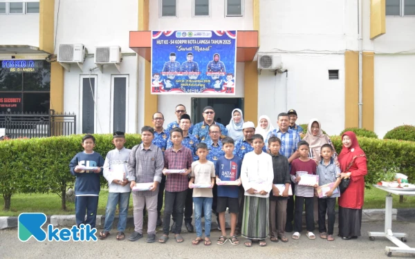 KORPRI Gelar Sunat Masal Peringati HUT Ke-54 di Kota Langsa