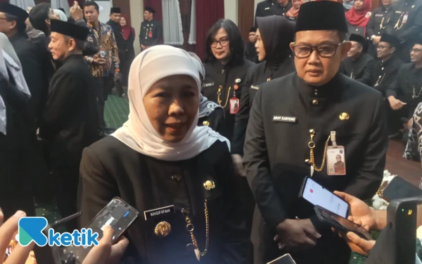578 Pejabat Dilantik! Khofifah Tegaskan Jatim Harus "Lari Cepat" Jadi Gerbang Baru Nusantara