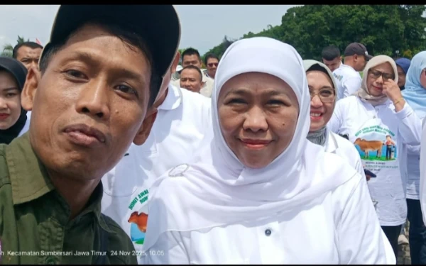 Inseminator Berprestasi Sumenep Asiyanto Bangga Bertemu Gubernur Khofifah