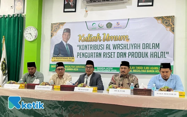 Thumbnail Berita - Kuliah Umum Al Washliyah Soroti Penguatan Riset dan Produk Halal di Banda Aceh