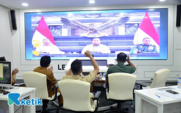 Thumbnail Berita - Bupati Lebak Ikuti Evaluasi Percepatan Pembangunan Koperasi Desa Merah Putih