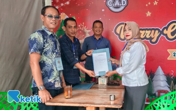 Konferensi Calon Ketua PWI Labuhanbatu, Dua Kandidat Serahkan Berkas Pendaftaran