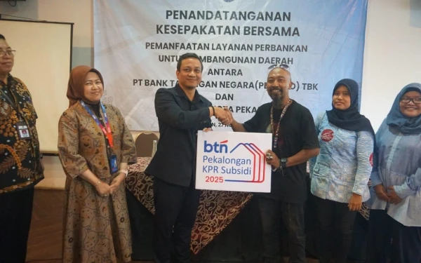 Thumbnail Berita - ASN dan Warga Pekalongan Senang! Pemkot-BTN Teken Kerja Sama Bisnis, Bunga KPR Subsidi Cuma 5%