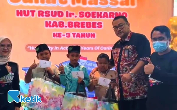 Thumbnail Berita - RSUD Ir. Soekarno Ketanggungan Gelar Sunat Massal Gratis untuk 35 Anak di HUT ke-3