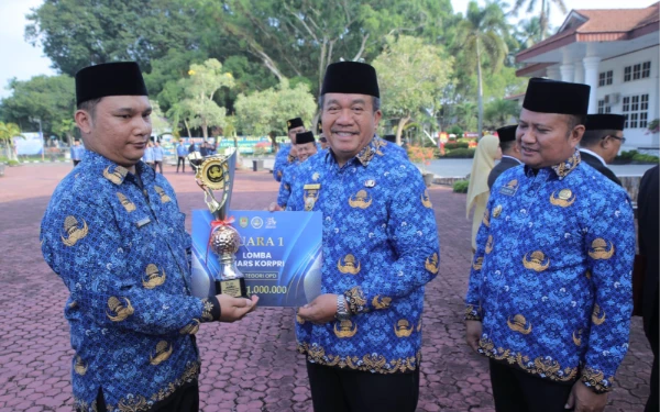 HUT ke-54 Korpri, Bupati Asahan Ajak ASN Tingkatkan Integritas dan Pelayanan Publik