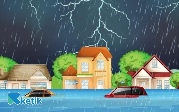 BPBD Halsel Warning Cuaca Ekstrem Tiga Hari ke Depan