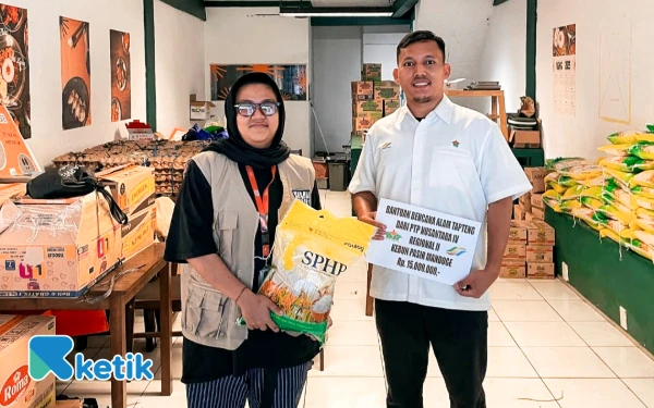 PTPN IV Kebun Pasir Mandoge Antar Sembako dan Kebutuhan Darurat ke Korban Bencana Tapteng