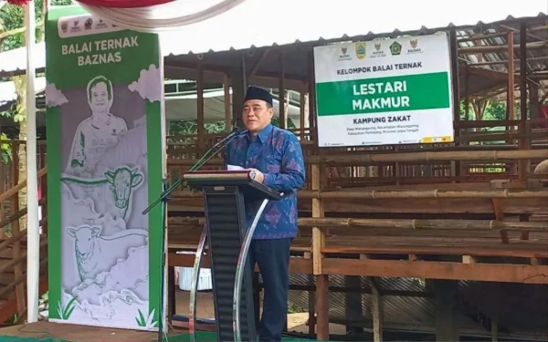 Wabup Pemalang Resmikan Balai Ternak Lestari Makmur Binaan Baznas di Warungpring
