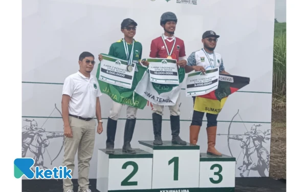 Kejurnas Horseback Archery di Gunung Kelud Jadi Ajang Pembinaan Nasional, Jawa Timur Juara Umum