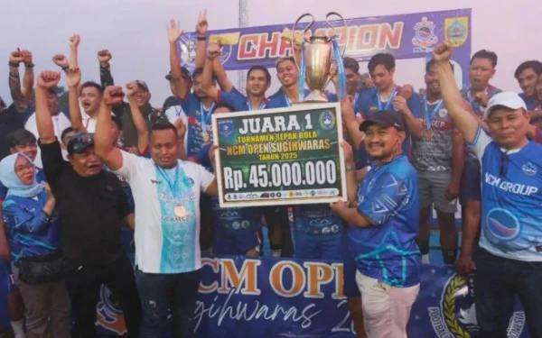 Disaksikan Bupati Pemalang saat Purnel, FC Suradadi Rebut Gelar Juara NCM Open Sugihwaras 2025