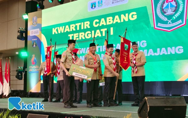 Thumbnail Berita - Lumajang Raih Predikat Kwartir Cabang Tergiat Pertama, Ketua Kwarcab Bangga Luar Biasa