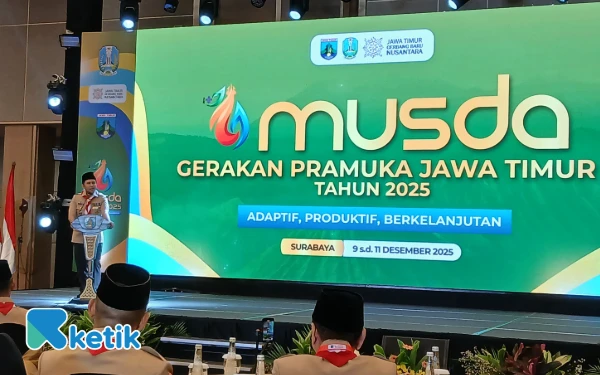 Hadiri Musda 2025! Emil Dardak Bawa Pesan Kepedulian Gubernur Khofifah kepada Pramuka Jatim