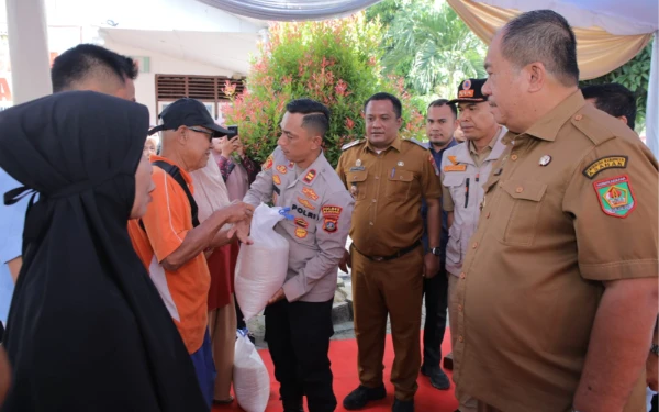 Banjir Asahan: Jangan Panik! Bantuan Pangan Siap, Bupati Ajak Jaga Lingkungan