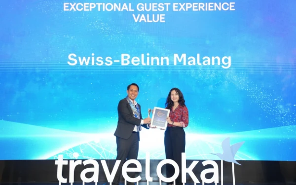 Traveloka Award 2025: Swiss-Belinn Malang Sabet Penghargaan Exceptional Guest Experience Value