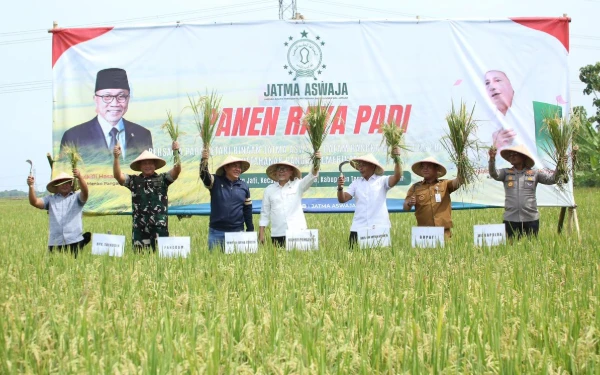 Panen Raya Petani Binaan, JATMA ASWAJA Perkuat Ketahanan Pangan dari Desa