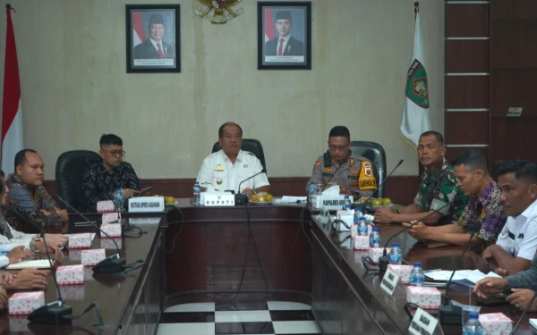 Pemkab Asahan Matangkan Persiapan Pengamanan Nataru Lewat Rakor Lintas Sektoral
