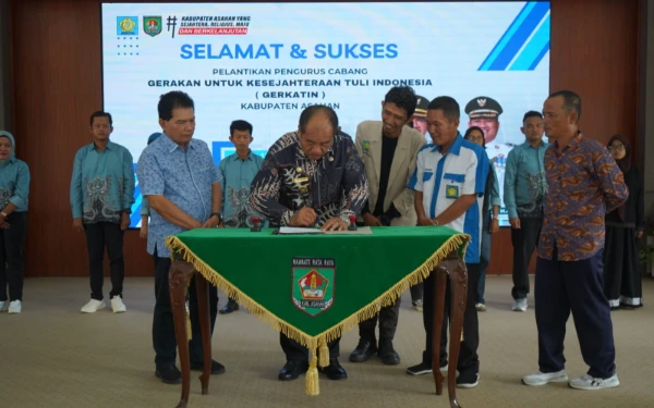 Taufik Zainal Abidin Dukung dan Fasilitasi Pelantikan Organisasi Penyandang Disabilitas