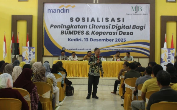 Thumbnail Berita - Yayasan MJB Dorong Digitalisasi Perbankan Bumdes dan Koperasi Desa di Kediri