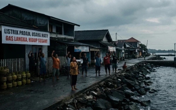 Thumbnail Berita - Listrik Padam 21 Hari dan Gas Langka, UMKM serta Nelayan di Abdya Menjerit