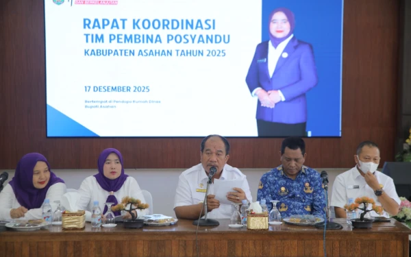 Thumbnail Berita - Pemkab Asahan Konsolidasikan Peran Posyandu sebagai Simpul Layanan Sosial Dasar 2025