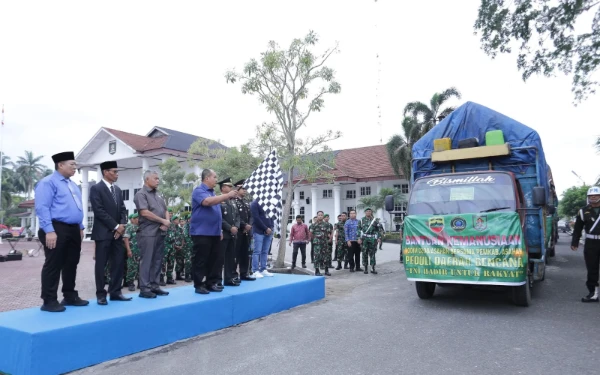 Bupati Asahan Lepas Bantuan Kemanusiaan untuk Korban Sumatera