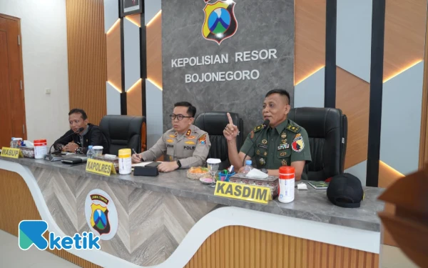 Jelang Nataru, Polres Bojonegoro Gelar Rakor Pengamanan Terpadu