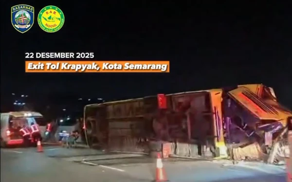 Kecelakaan Bus Cahaya Trans di Exit Tol Krapyak Semarang, JDCC Ingatkan Pengemudi Utamakan Keselamatan